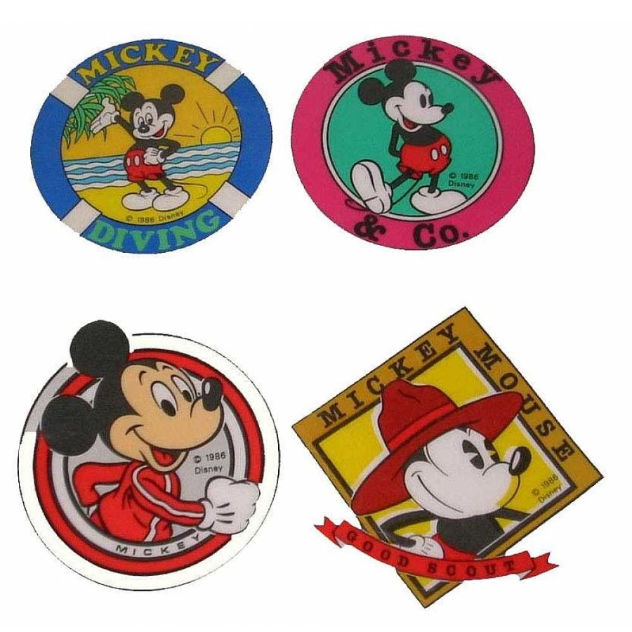 Papeler A Disney Stickers Y Pegatinas | Mickey Pegatinas Pvc 4 Modelos Surt