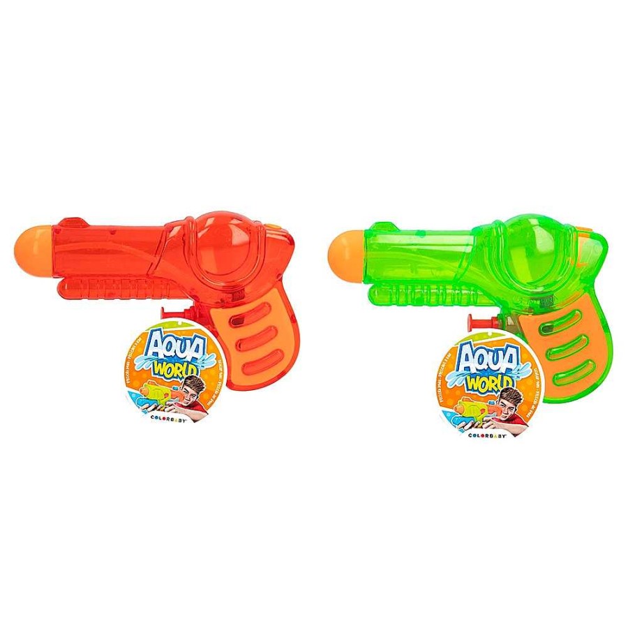 Juguetes Genérico Aire Libre | Expositor 12 Pistolas De Agua 15 Cm 3 Colores