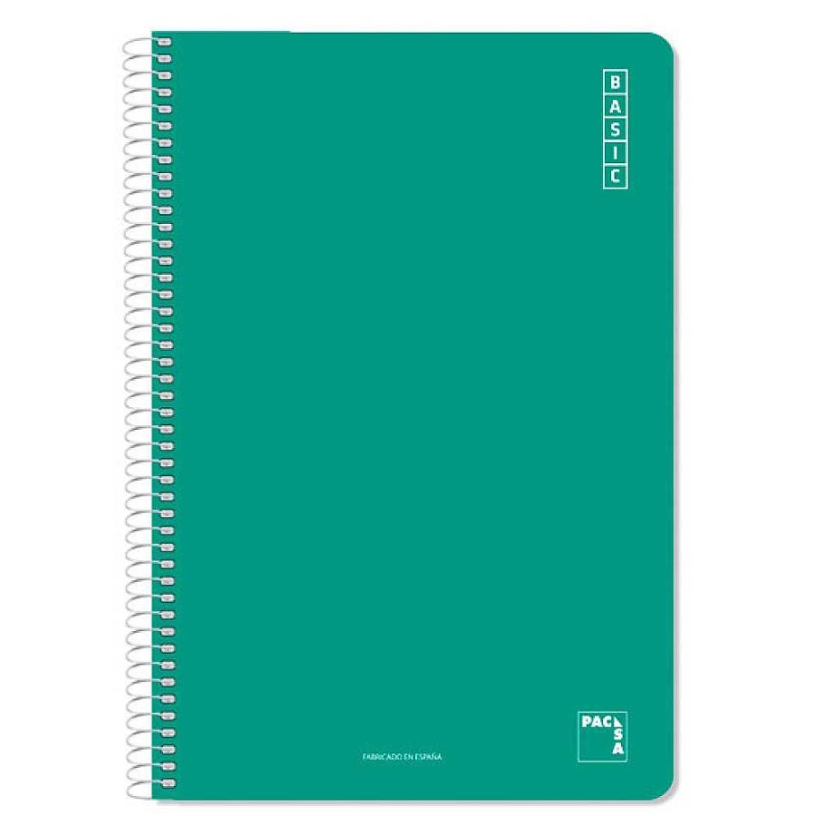 Papeler A Pacsa Cuadernos Espiral | Pack 10 Bloc 60 Gr Folio 80 Hojas Cuadr Cula 4 Mm