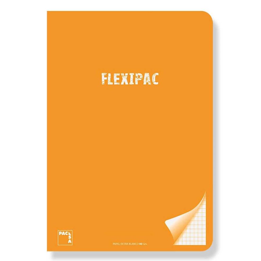 Papeler A Pacsa Libretas | Pack 6 Cuaderno Flexipac A4 90 Gr 48 Hojas Pauta 3,5