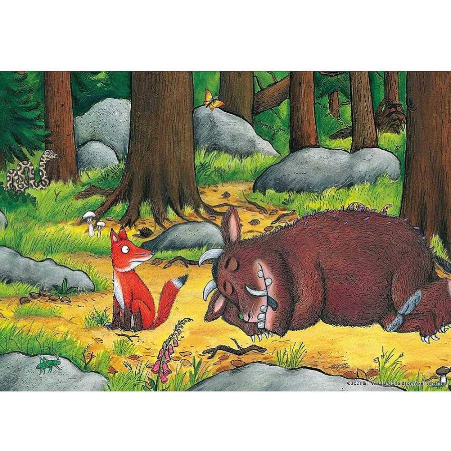 Juguetes Ravensburger Puzzles Infantiles | Puzzle Doble 2X12 Gruffalo