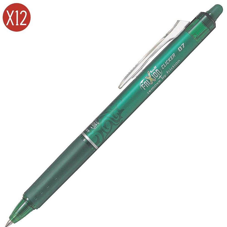 Papeler A Pilot Bol Grafos | Pack 12 Bol Grafo Pilot Frixion Clicker Verde