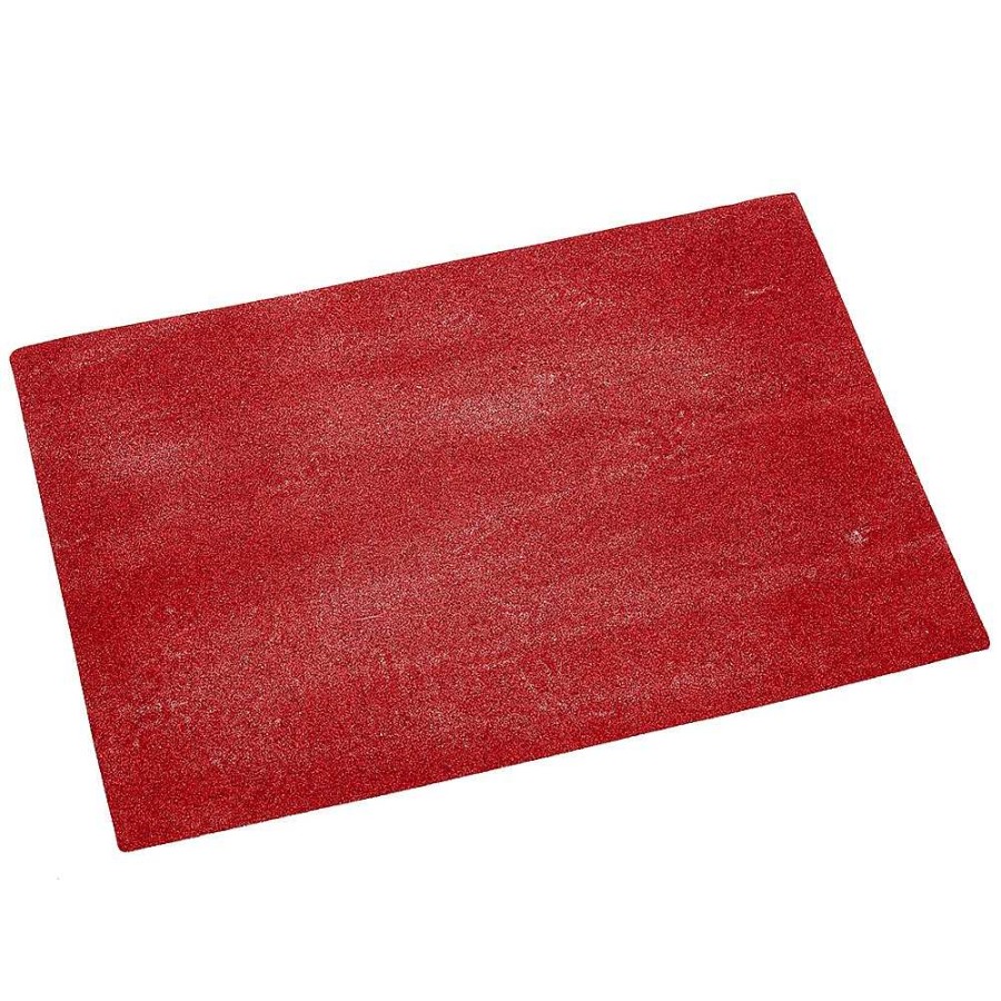 Home & Deco Juinsa Complementos Cocina | Mantel Individual Rojo Pvc 40X27 Cm