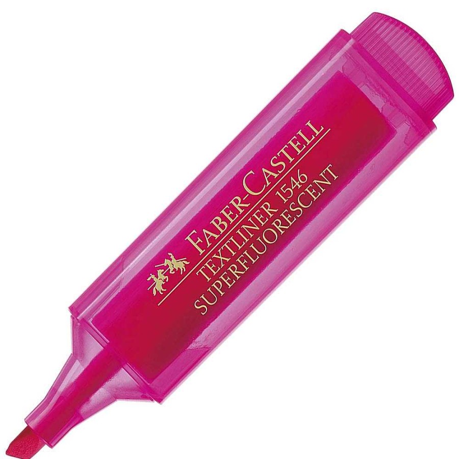 Papeler A Faber-Castell Permanentes Y Subrayadores | Pack 10 Rotulador Fluorescente Faber-Castell Rosa