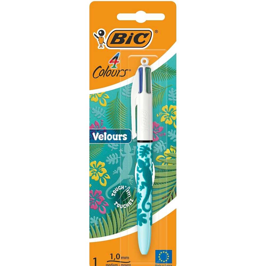 Papeler A BIC Bol Grafos | Bol Grafo Bic 4 Colores Velvet En Blister