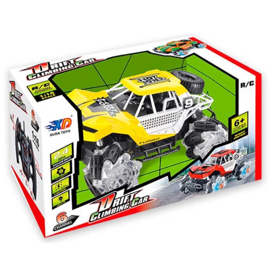 Juguetes Genérico Radiocontrol | Coche Radiontrol Buggy Derrape 7 Funciones 20 Cm