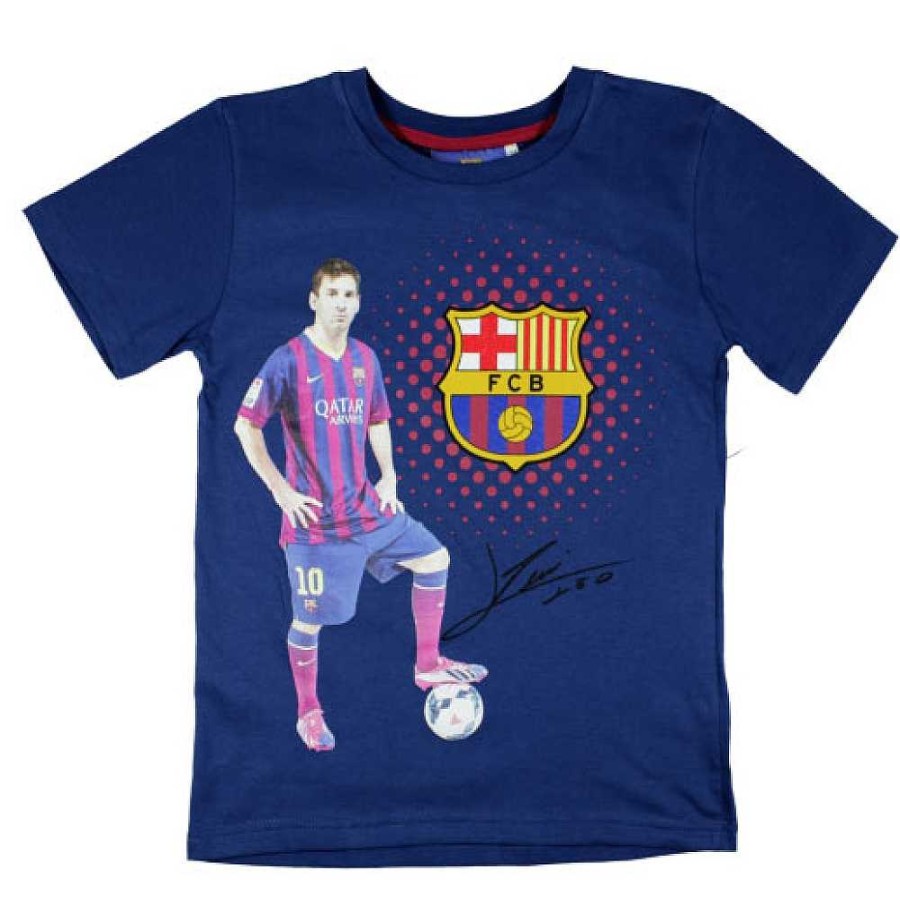 Regalo FC Barcelona Textil | F.C. Barcelona Camiseta Messi Firmada Talla 7/8/9/10/11/12