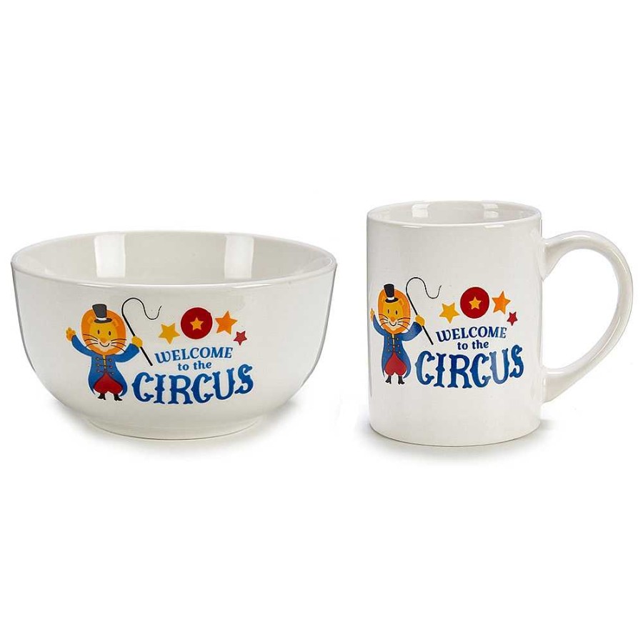 Regalo Genérico Menaje | Set Mug+Cuenco Porcelana Infantil 26X12