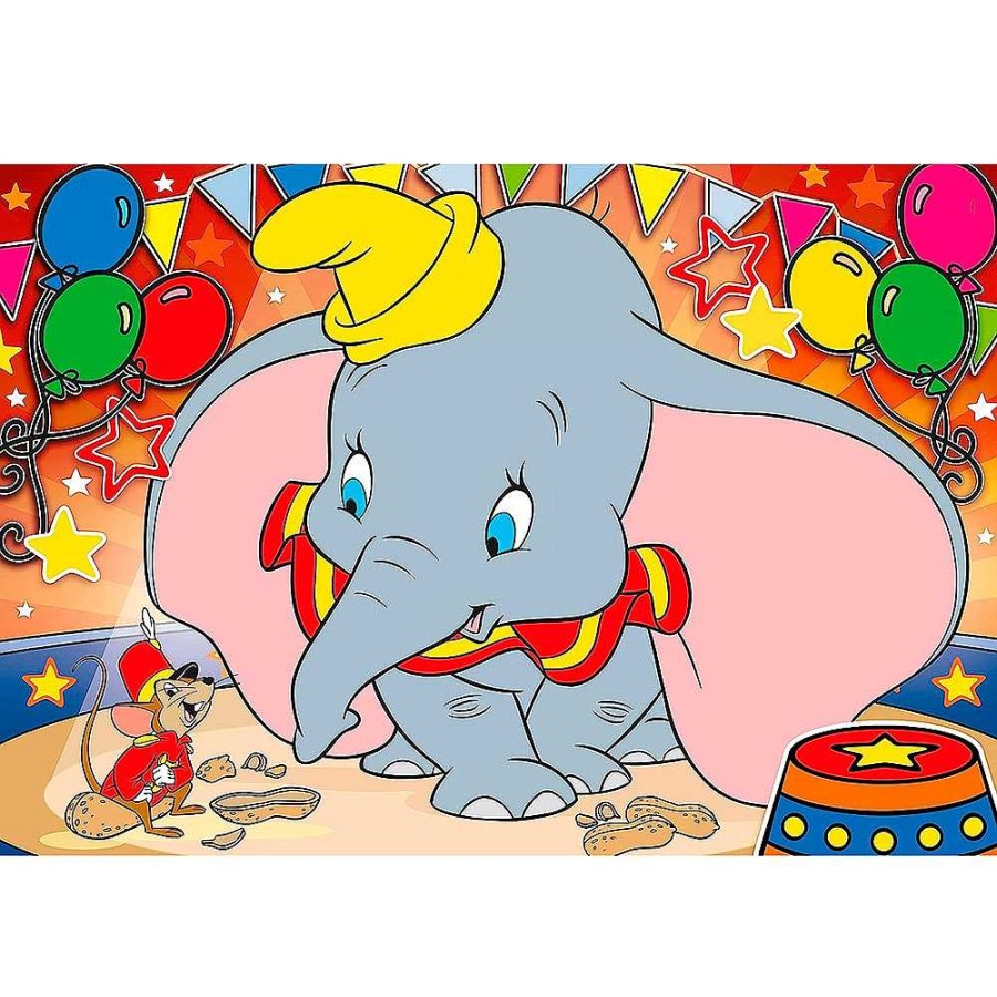 Juguetes Disney Puzzles Infantiles | Dumbo Puzzle 104 Piezas Maxi