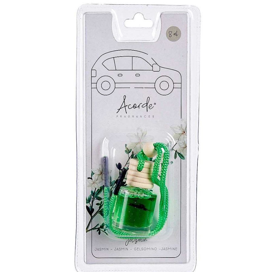 Home & Deco Acorde Velas Y Aromas | Ambientador Para Coche 8 Ml. Jazm N