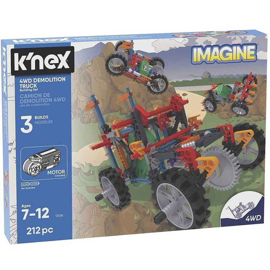 Juguetes Knex Construcciones Y Bloques | Knex Imagine Cami N Demolici N 212Pzas