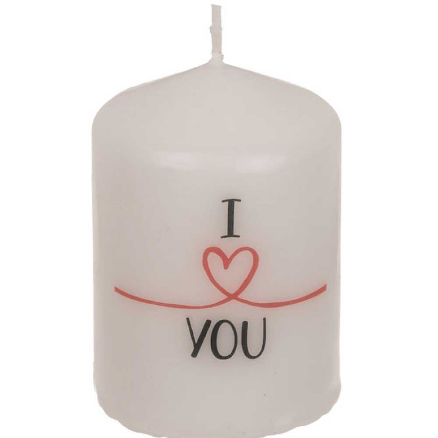 Regalo OOTB San Valent N - Enamorados | Vela I Love You En Caja 6X8 Cm.