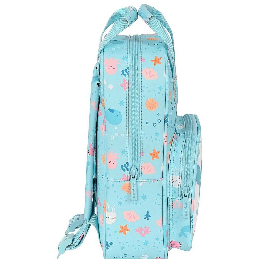 Mochilas Y Complementos Safta | Ballenita Mochila Infantil Con Asas 20X28X8