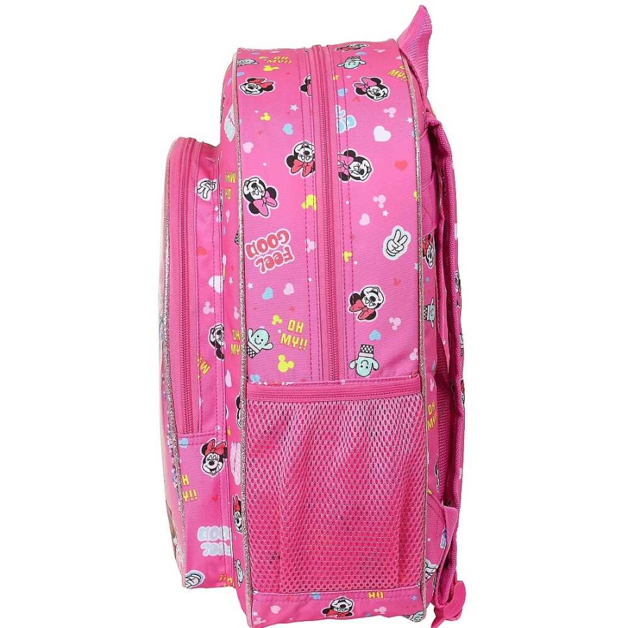 Mochilas Y Complementos Disney | Minnie Mochila Adaptable Carro 38X32X12