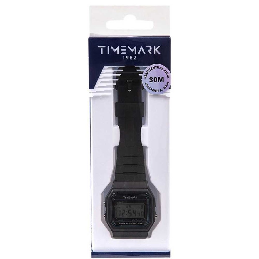 Regalo Timemark Relojes Y Bisuter A | Reloj Pulsera Digitl Negro Waterprof