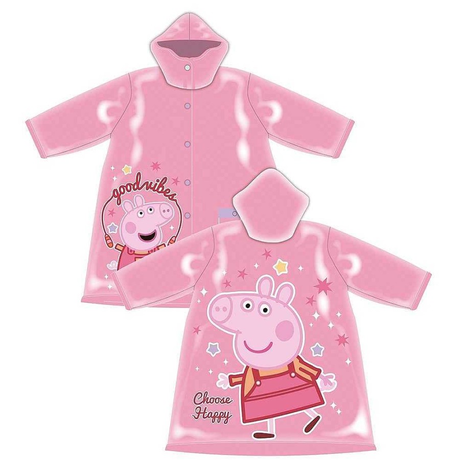 Regalo Peppa Pig Paraguas | Peppa Pig Impermeable Tallas 2, 4 Y 6