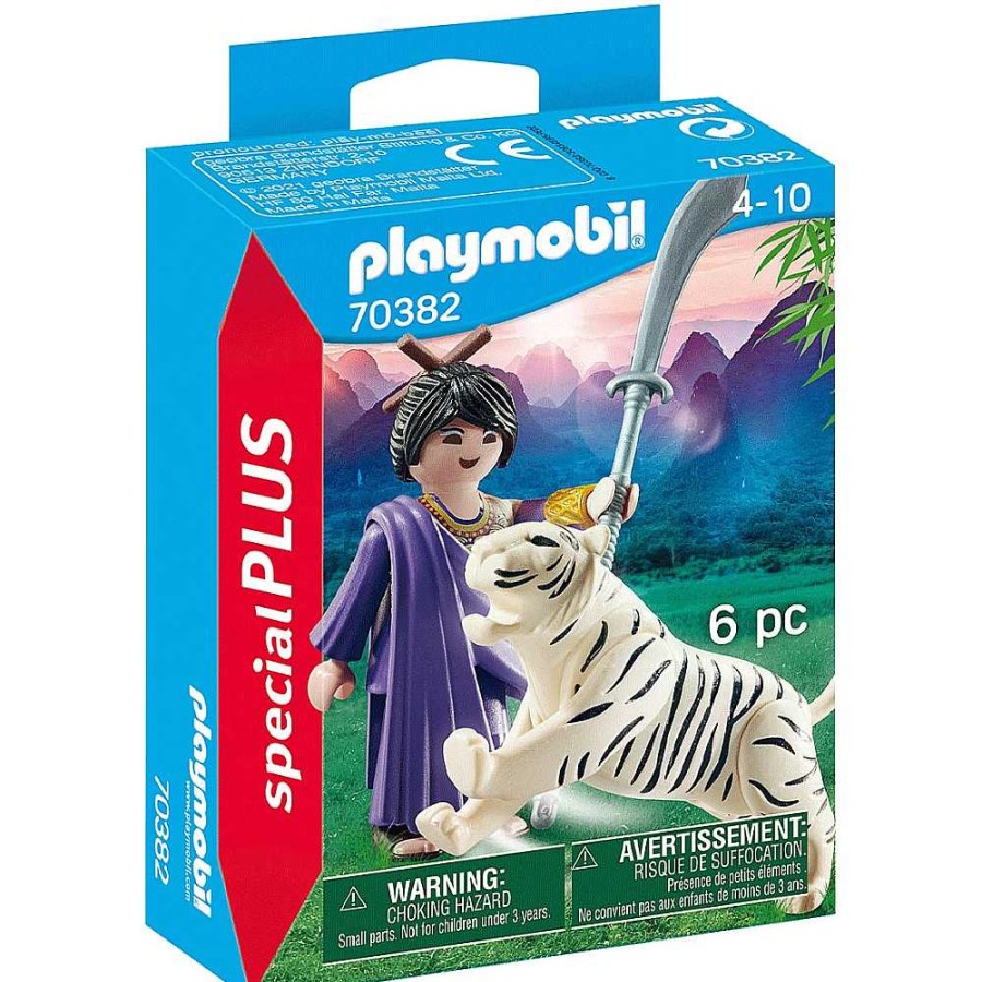 Juguetes Playmobil Playmobil | Playmobil Especial Luchadora Asi Tica+Tigre