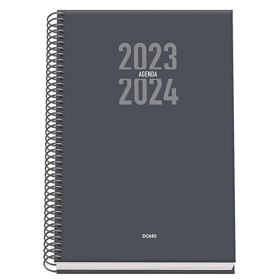 Papeler A Dohe Agendas | Agenda Escolar 2023-24 Semana Vista Gris 145X210 A5