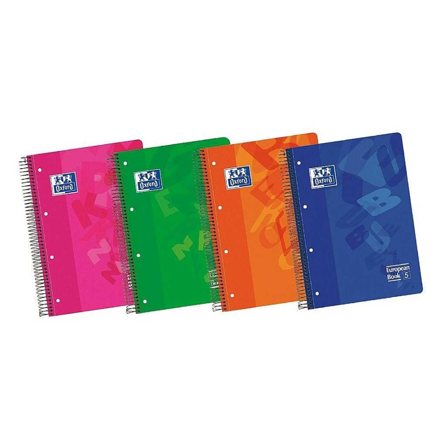 Papeler A Oxford Cuadernos Espiral | Oxford Bloc Pl Stico 90 Gr 120 Hojas A4 Cn 5X5