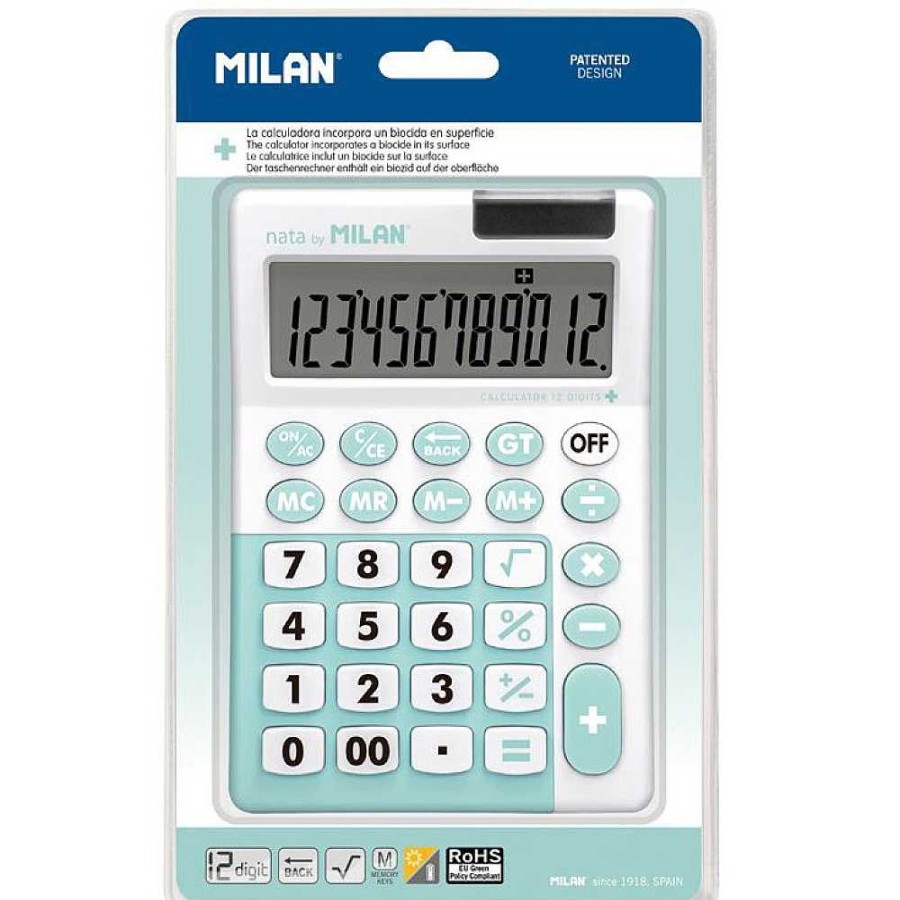 Papeler A Milan Calculadoras | Calculadora Mil N Antibacterias Blister 23X14