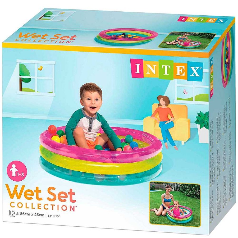 Juguetes Intex Aprendizaje | Piscina De Bolas Hinchable 86X25 Con 50 Bolas Intex