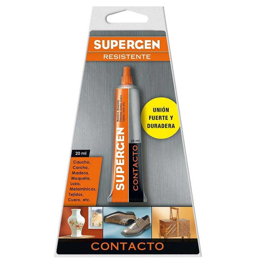 Papeler A Supergen Pegamentos Y Cinta Adhesiva | Pack 24 Pegamento Contacto Supergen Clasico 20 Ml