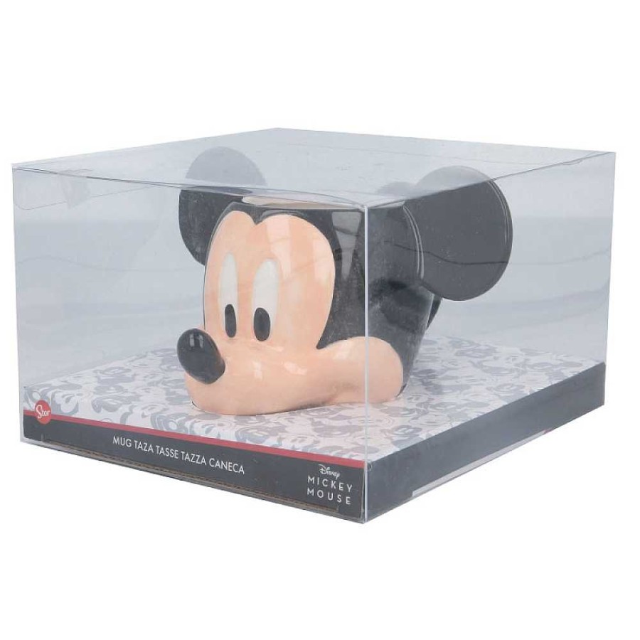 Mochilas Y Complementos Disney | Mickey Taza Cer Mica 3D 360 Ml Caja Regalo