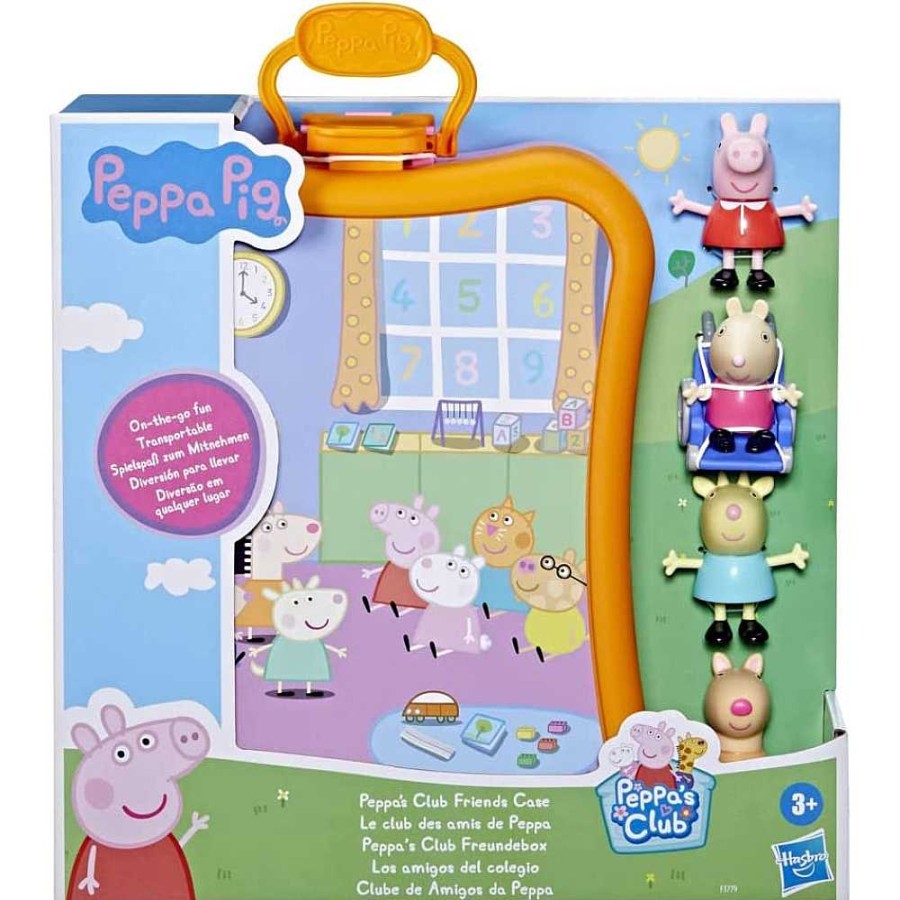 Juguetes Peppa Pig Mini Mu Ecas | Peppa Pig Estuche Amigos Peppa 4 Figuras 30X28 Cm