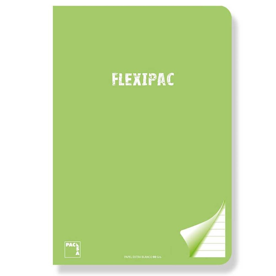 Papeler A Pacsa Libretas | Pack 6 Cuaderno Flexipac A5 90 Gr 48 Hojas Pauta 3,5