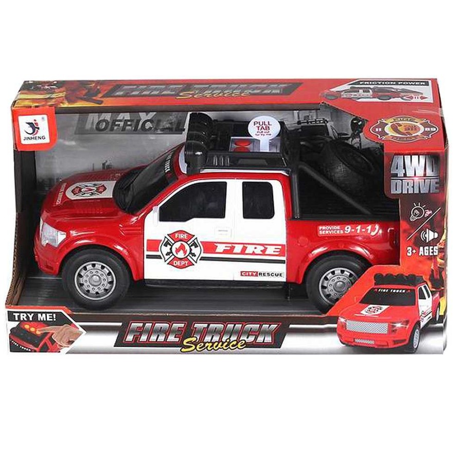 Juguetes Fantastiko Veh Culos | Coche Pick Up Mega Fricci N Con Luz 26 Cm