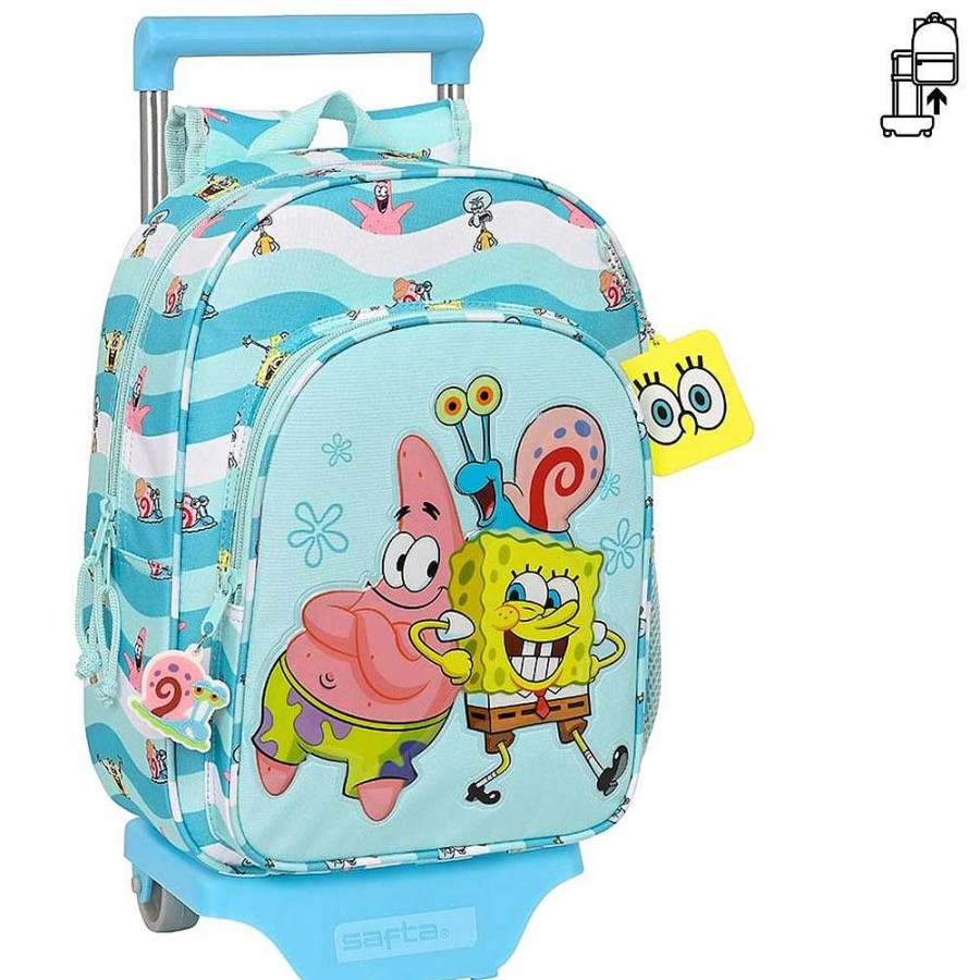 Mochilas Y Complementos Bob Esponja | Bob Esponja Mochila + Carro 26X34X11