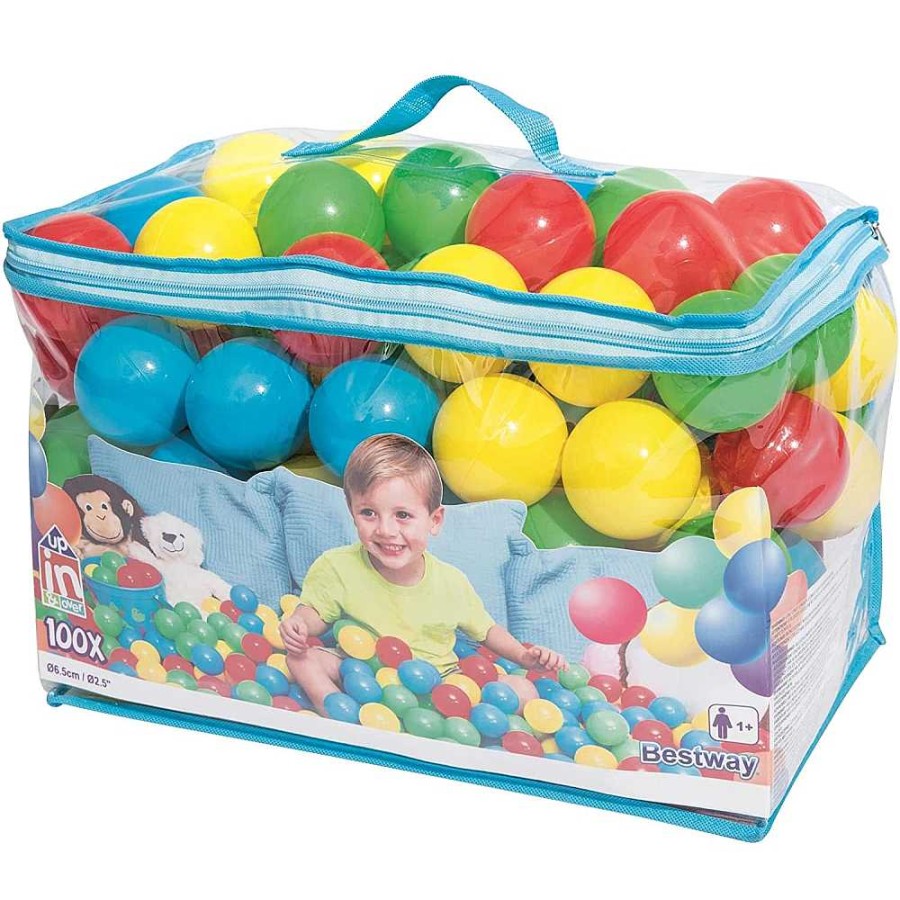 Juguetes Bestway Balones Y Pelotas | Bolsa 100 Bolas Para Piscinas 65 Mm