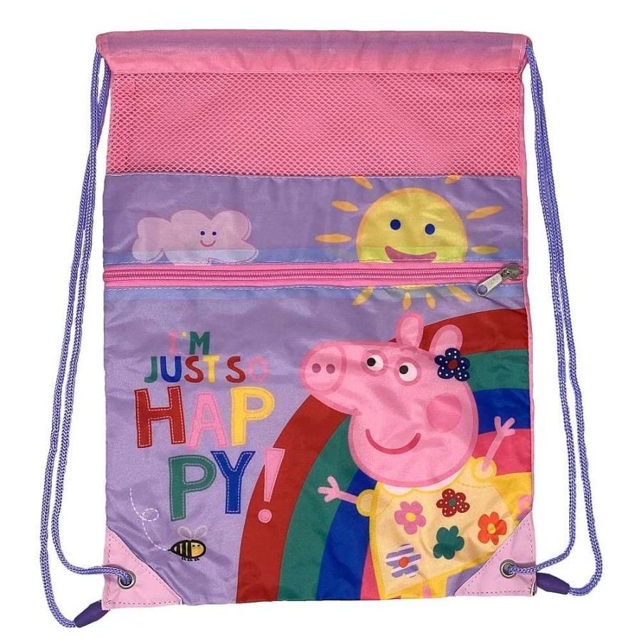 Mochilas Y Complementos Peppa Pig | Peppa Pig Gymbag Saco Mochila 30X40