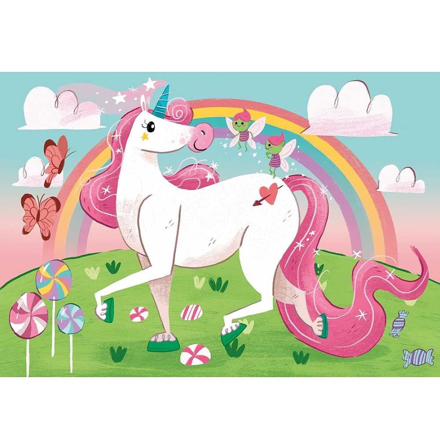 Juguetes Clementoni Puzzles Infantiles | Puzzle 104 Piezas Unicornios