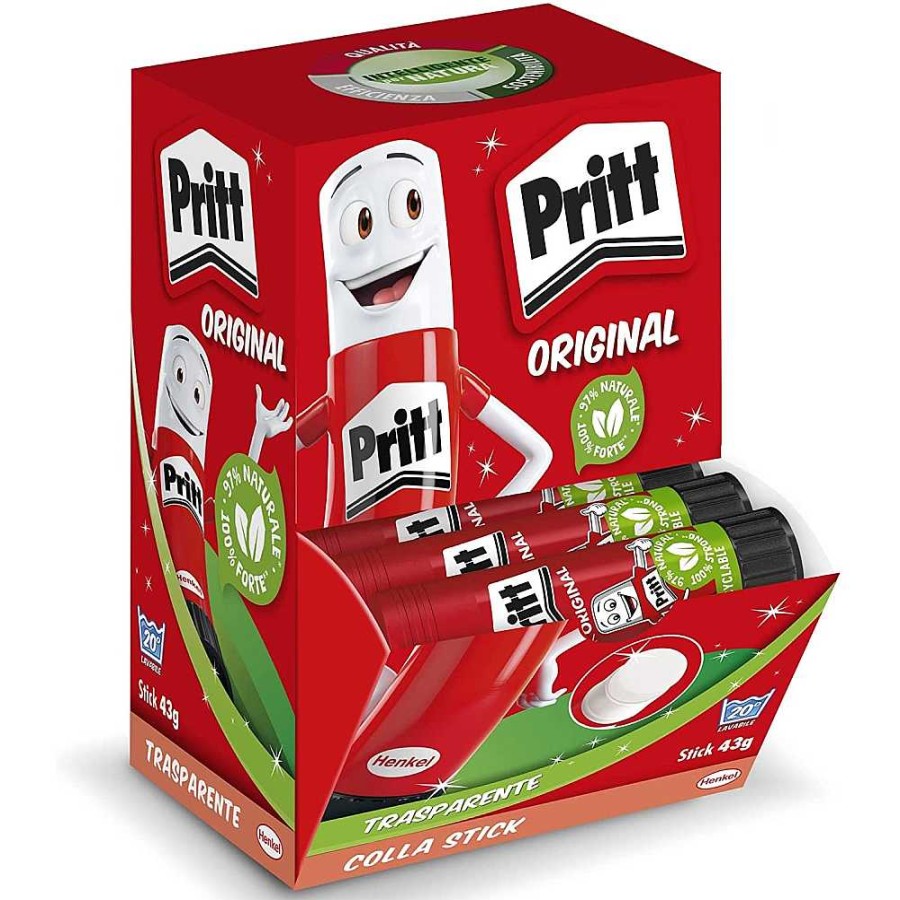 Papeler A Pritt Pegamentos Y Cinta Adhesiva | Pack 15 Barra Pegamento Pritt Grande 43 Gr