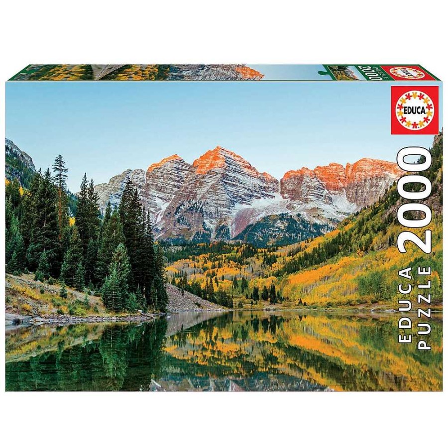 Juguetes Educa Puzzles M S 1000 Piezas | Puzzle Educa 2000 Piezas Maroon Bells Eeuu