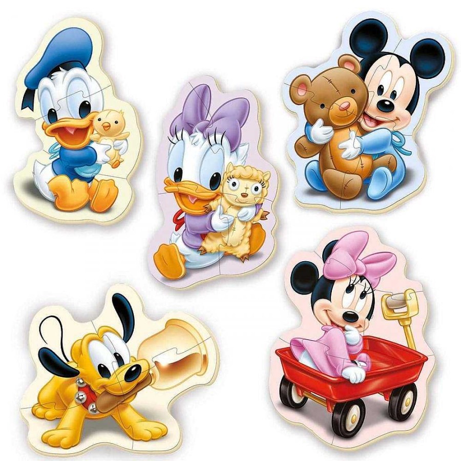 Juguetes Disney Puzzles Preescolar | Mickey Baby Puzzle 5 Piezas