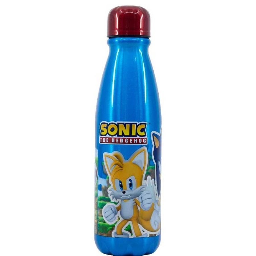 Mochilas Y Complementos Sonic | Sonic Botella Aluminio 600 Ml