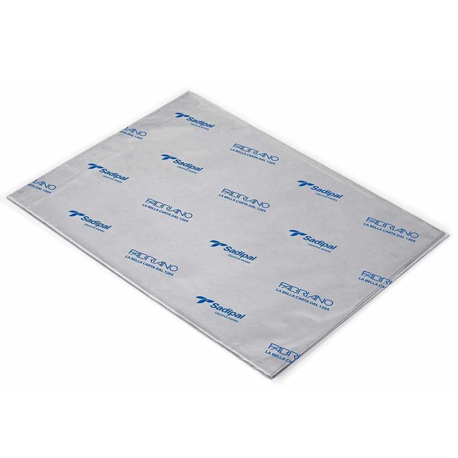 Papeler A Sadipal Papel Manualidades | Bolsa 25 Hojas Papel Seda Plata 51X76