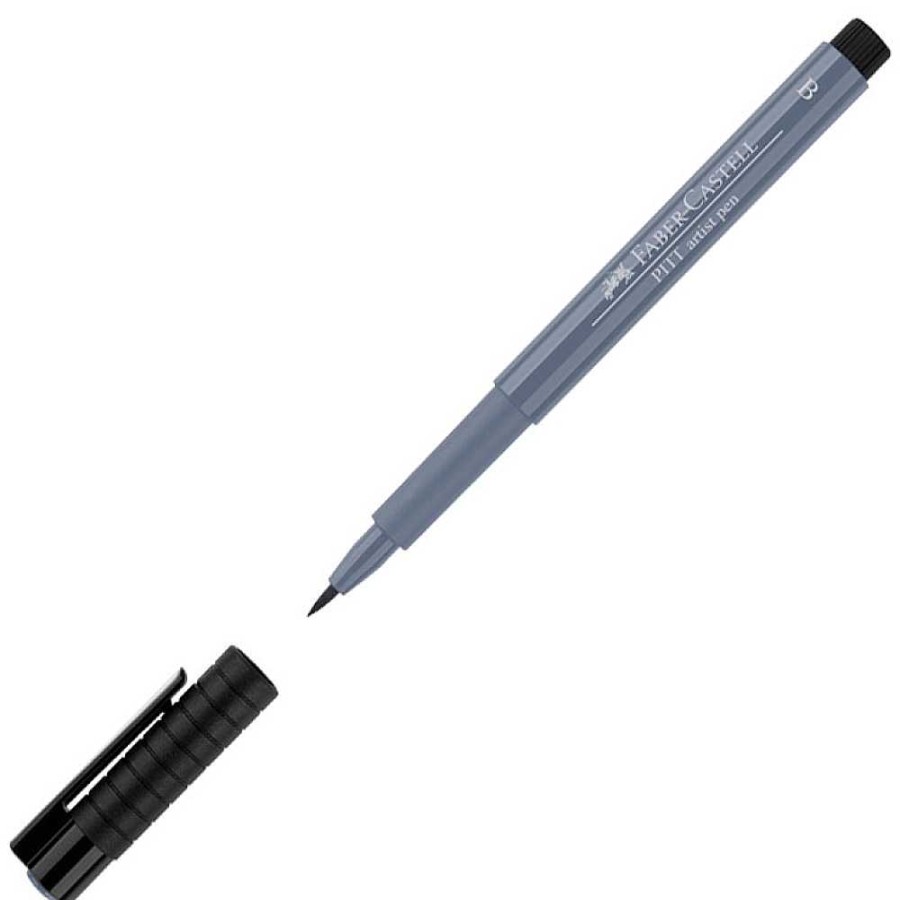 Papeler A Faber-Castell Dibujo Y Bellas Artes | Estuche Faber-Castell Pitt 12 Rotulad Tonos Grises