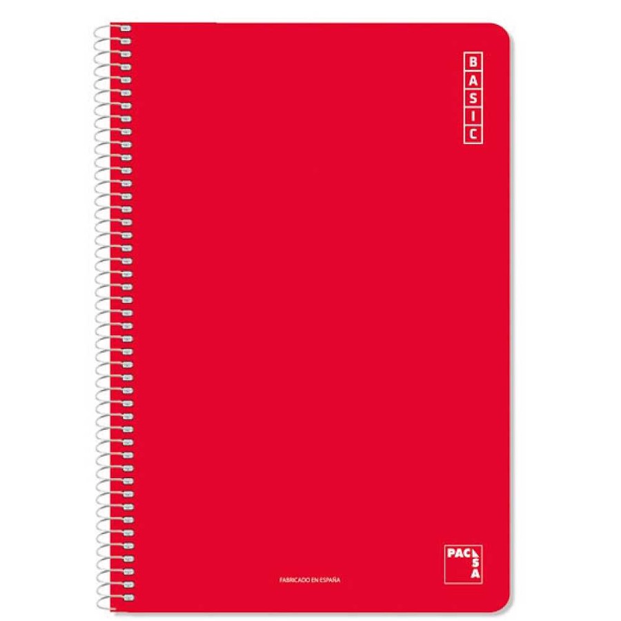 Papeler A Pacsa Cuadernos Espiral | Pack 10 Bloc 60 Gr Folio 80 Hojas Liso