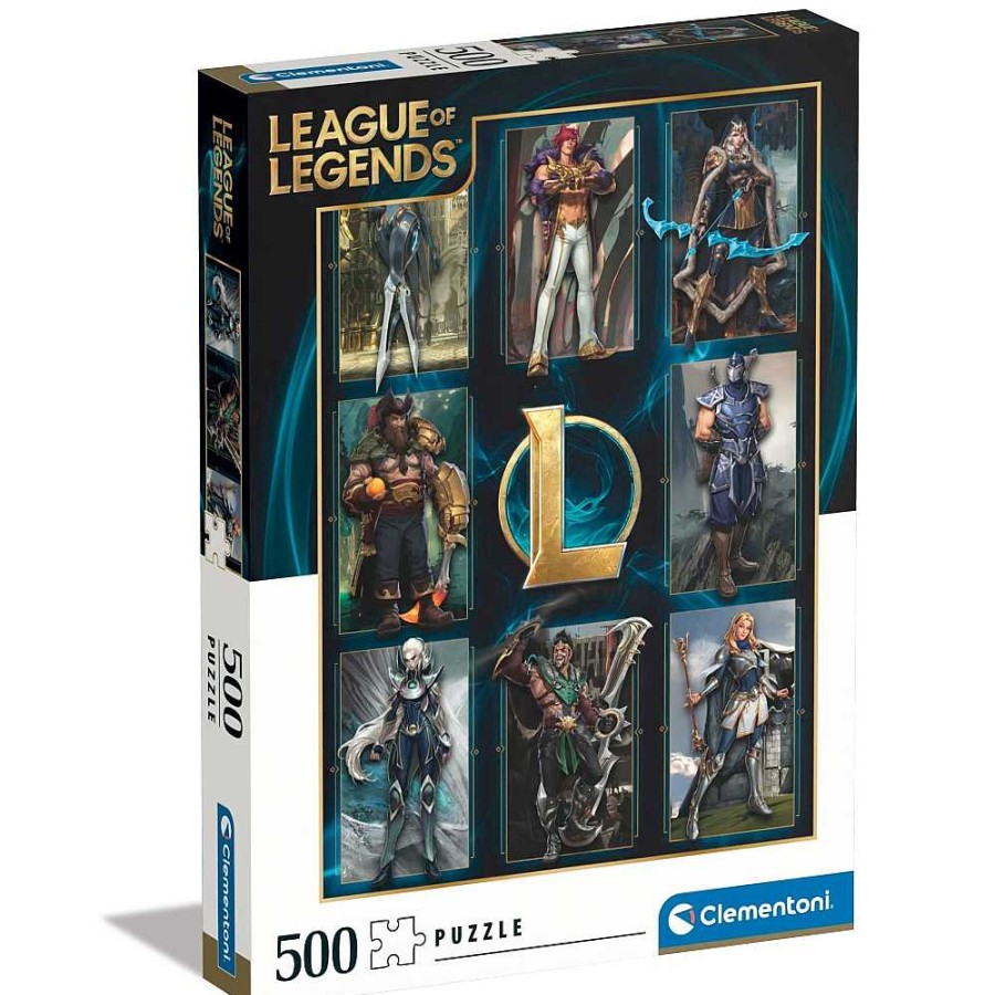 Juguetes Clementoni Puzzles 300-1000 Piezas | Puzzle 500 Piezas League Of Legends