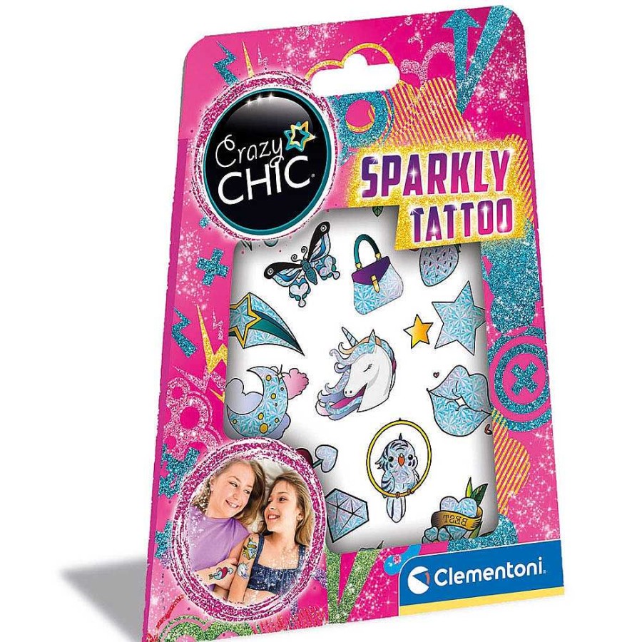 Papeler A Clementoni Stickers Y Pegatinas | Crea Tatuajes Brillantes + 6 A Os