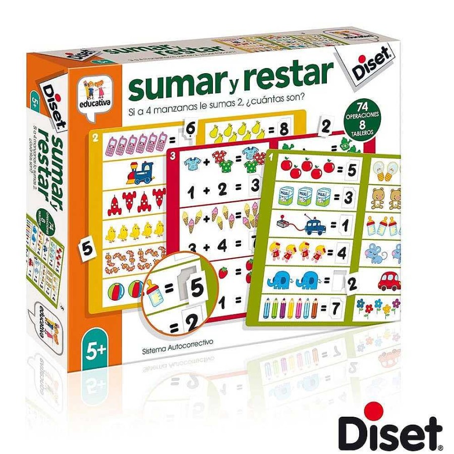 Juguetes Diset Juegos Educativos | Aprendo A Sumar Y Restar Diset + 5 A Os