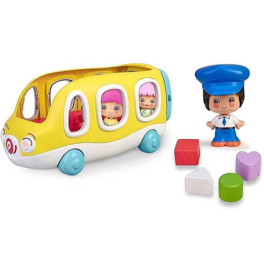 Juguetes Pinypon Rompecabezas Y Encajes | My First Pinypon Bus Encajes Figura