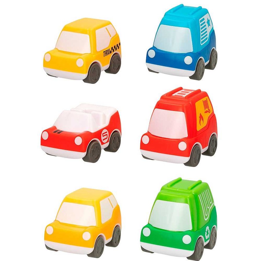 Juguetes Genérico Veh Culos | Pack 6 Coches Preescolar Motor Town. Caja 16X16X20