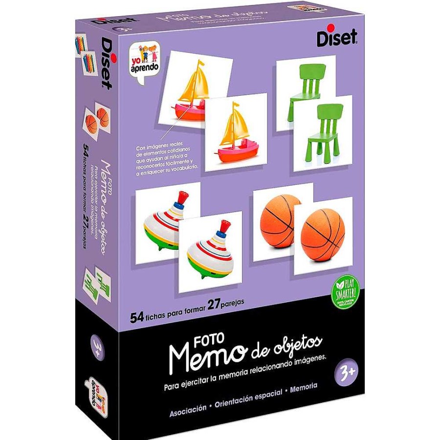 Juguetes Diset Juegos De Memoria | Memory Objets Photo Diset +3 A Os