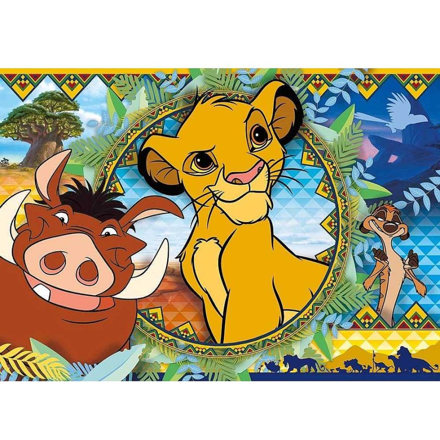 Juguetes Disney Puzzles Infantiles | El Rey Le N Puzzle 104 Piezas S Per