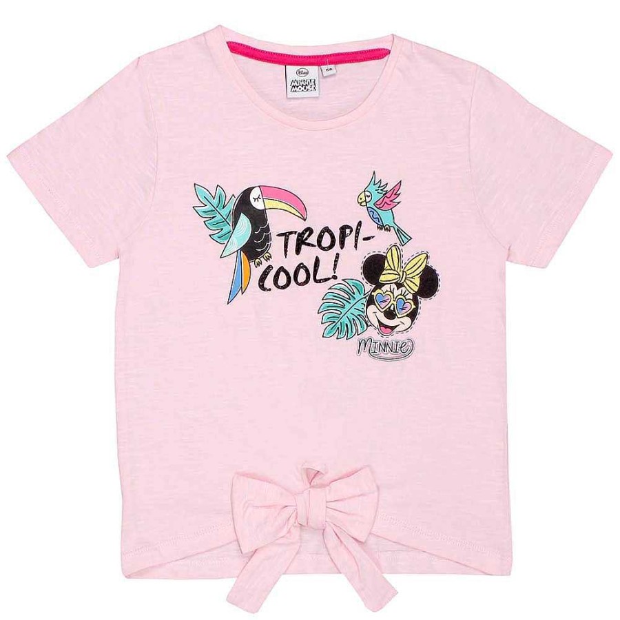 Regalo DISNEY Textil | Minnie Camiseta Nudo T/3,4,5,6-2Col