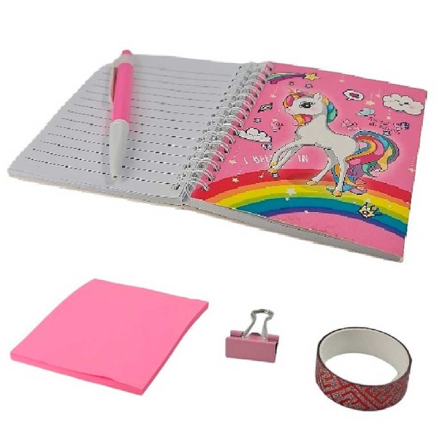 Regalo Genérico Tendencia Unicornios | Unicornio Set Papeler A 5 Piezas - 4 Modelos